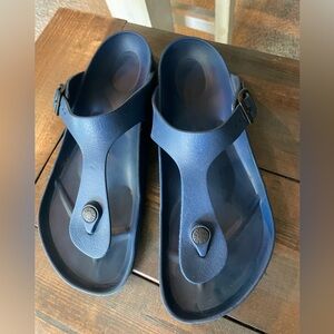 Birkenstock Gizeh EVA Sandals Men’s EU 40 US 7-7.5 Navy Blue